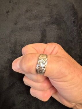 Vintage Lind Sterling silver Mens Ring -SZ12